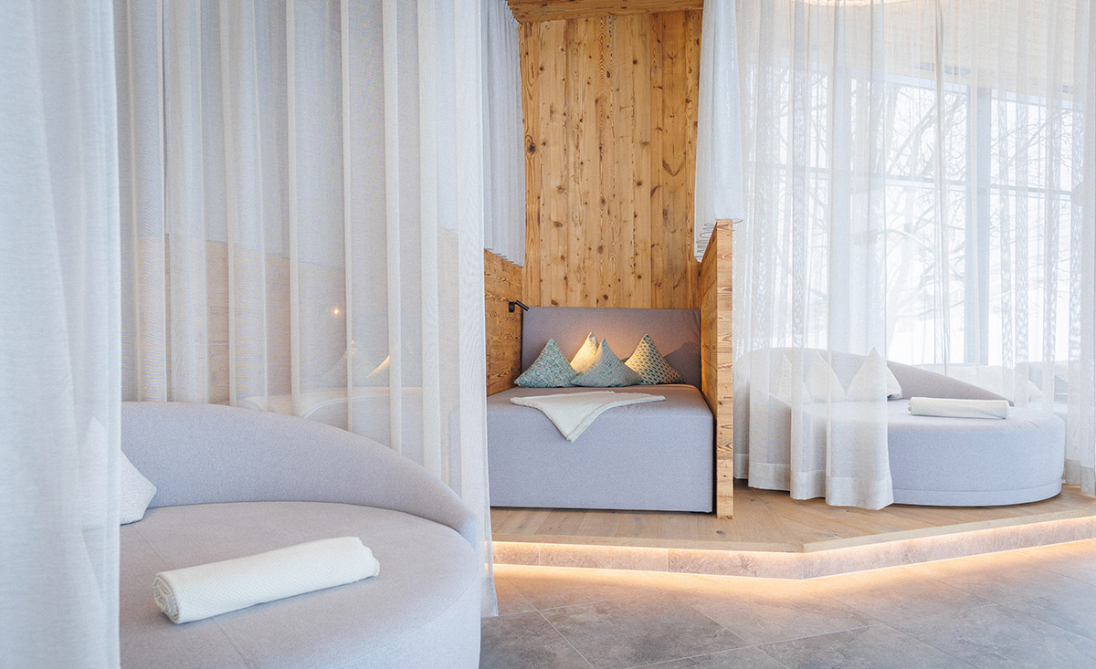 Entspannen im Spabereich im Hotel Oberschwarzach